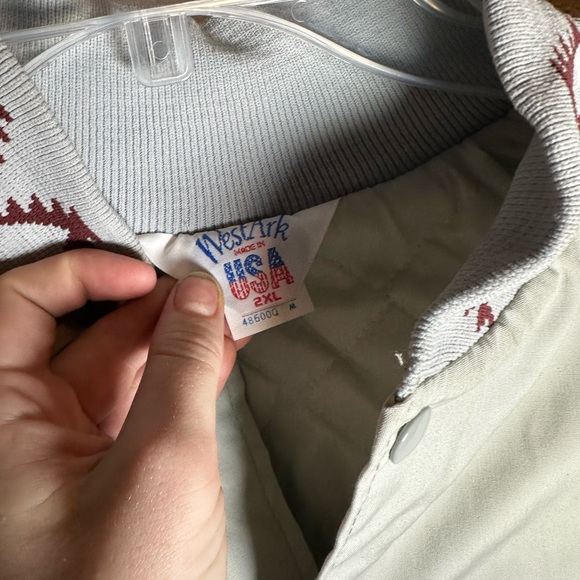 Vintage Aztec collared bomber jacket - Picture 6 of 7